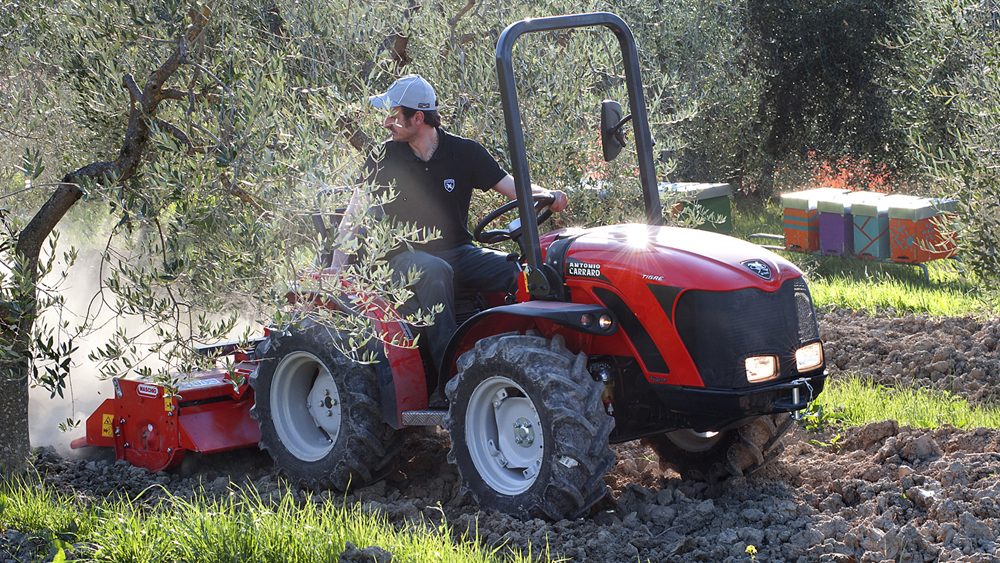 Comfortabele compact tractor