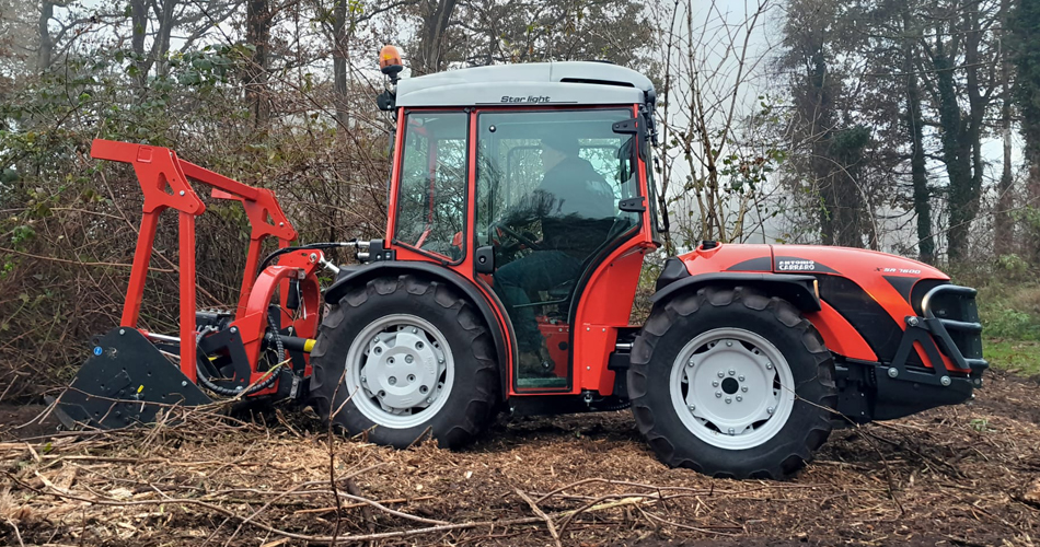 Antonio Carraro SR 7600 met Seppi M Miniforst