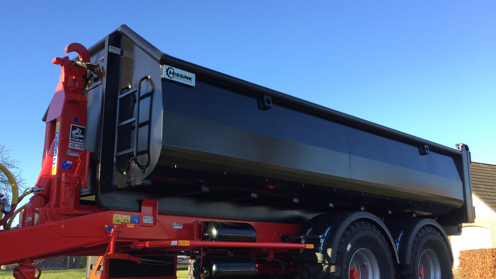 Hissink puin en zand containers - Hissink