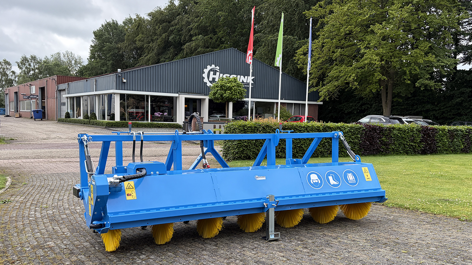 Slibborstel afgeleverd