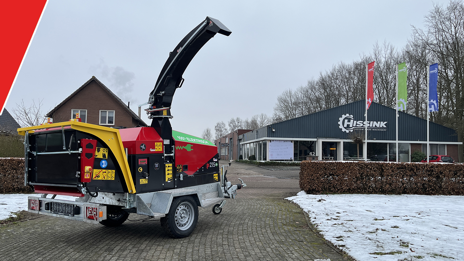 Elektrische TP 215 Mobile ZE versnipperaar afgeleverd