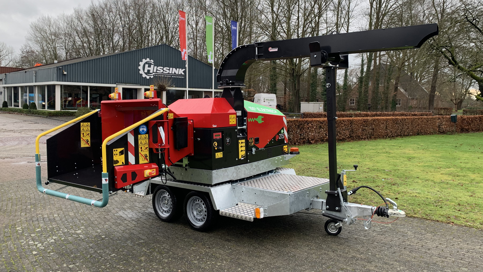 Elektrische houtversnipperaar TP 215 Mobile ZE