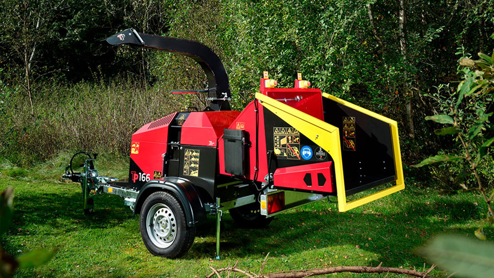 TP 166 Mobile houtversnipperaar