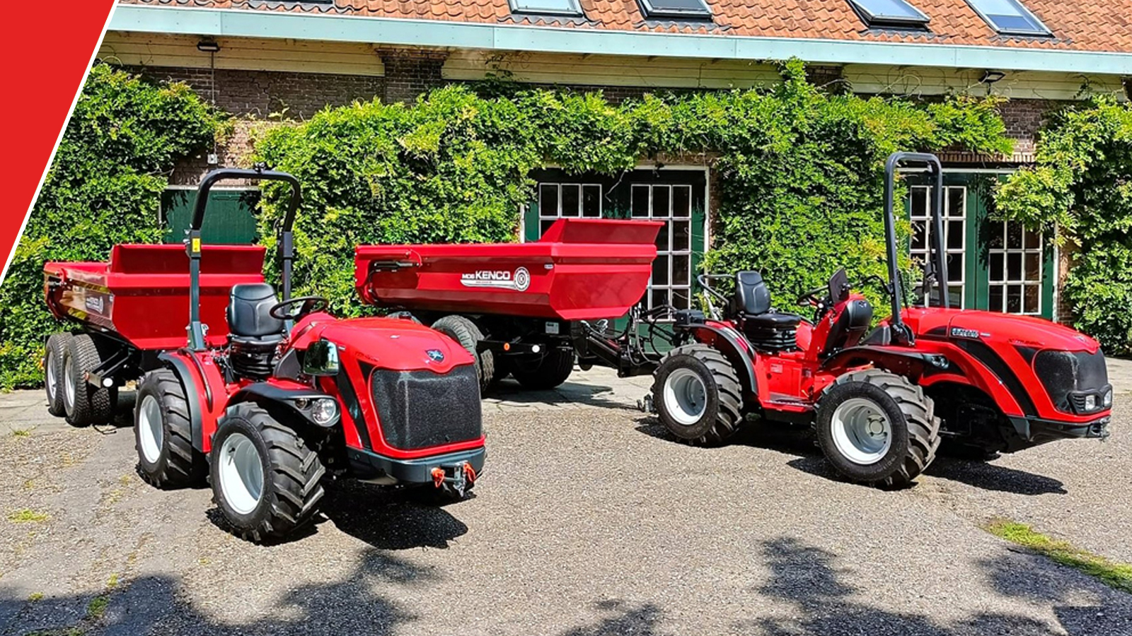 2x Antonio Carraro afgeleverd