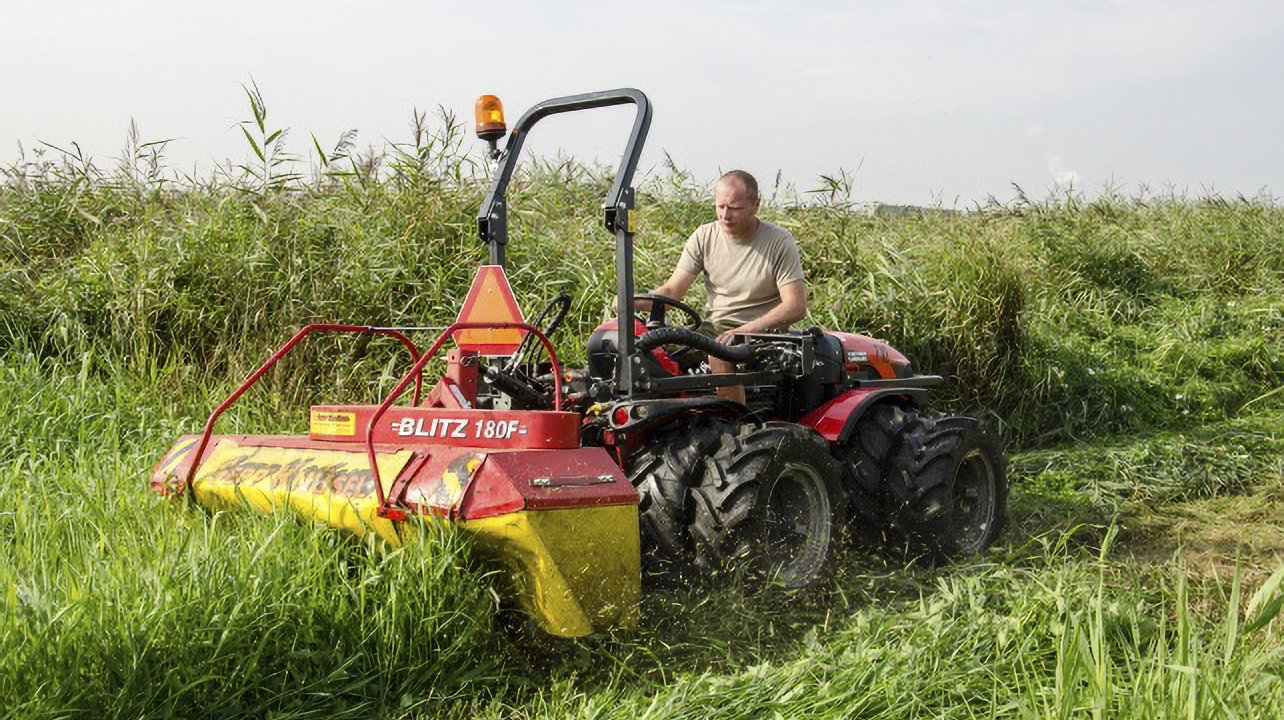 Antonio Carraro trekker met lage bodemdruk