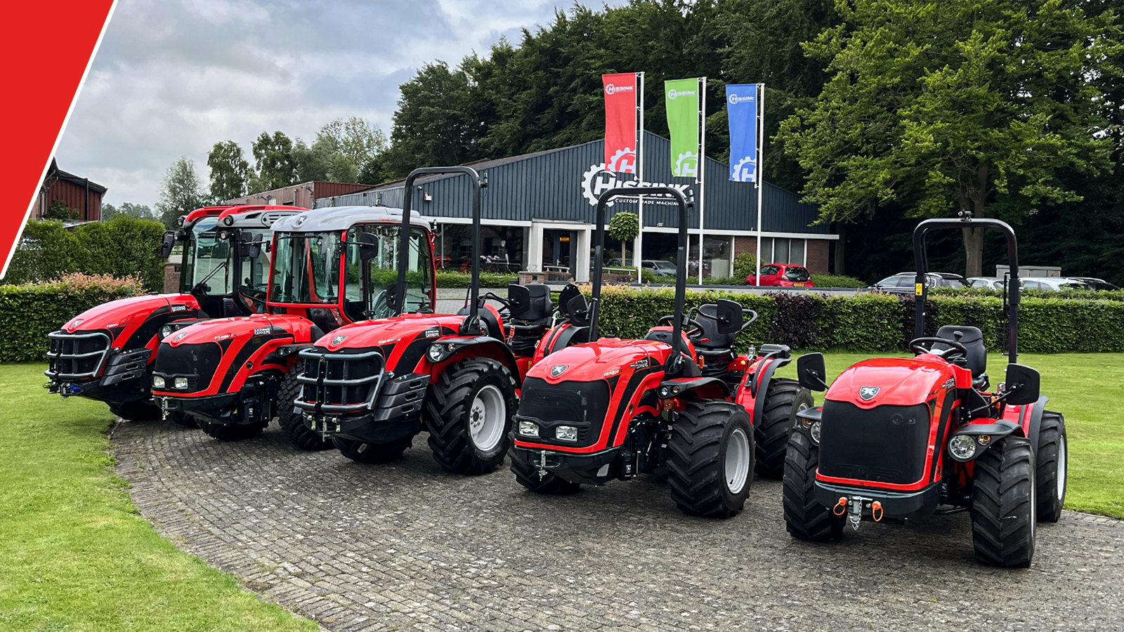 5x Antonio Carraro afgeleverd