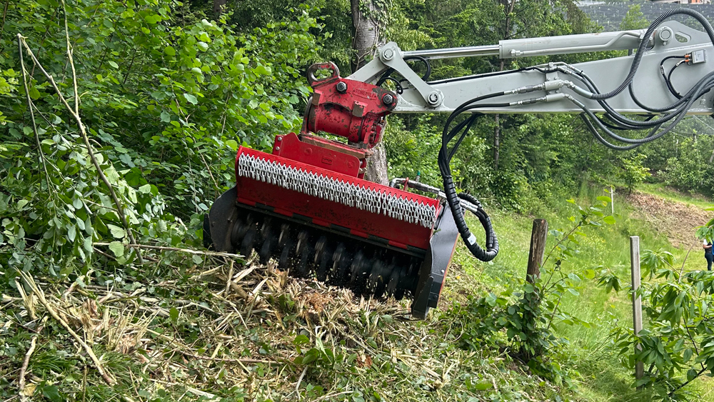 Seppi bosfrees voor graafmachines