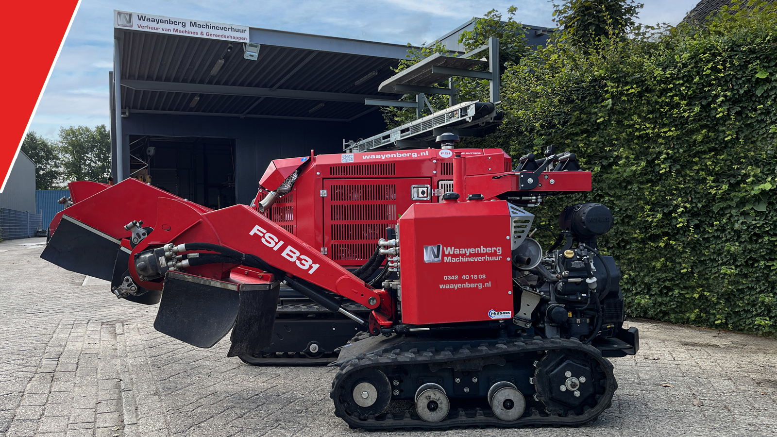 Waayenberg Machineverhuur vertrouwt op FSI stobbenfrezen