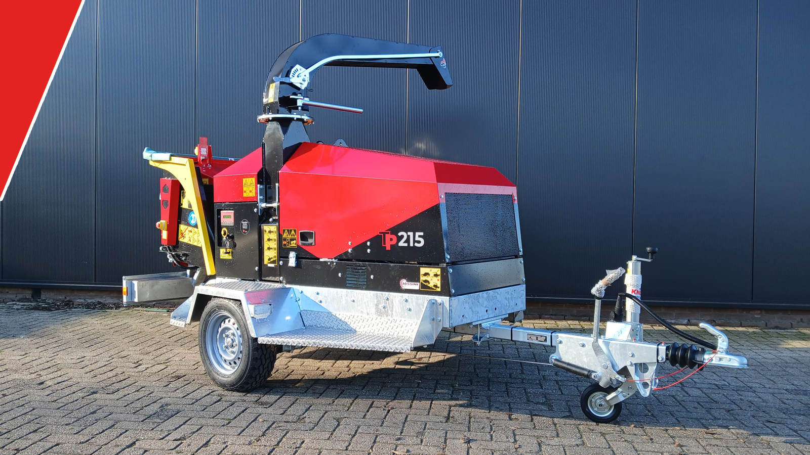 TP houtversnipperaars afgeleverd