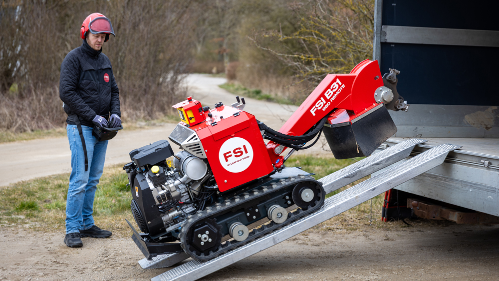 Professionele stobbenfrees