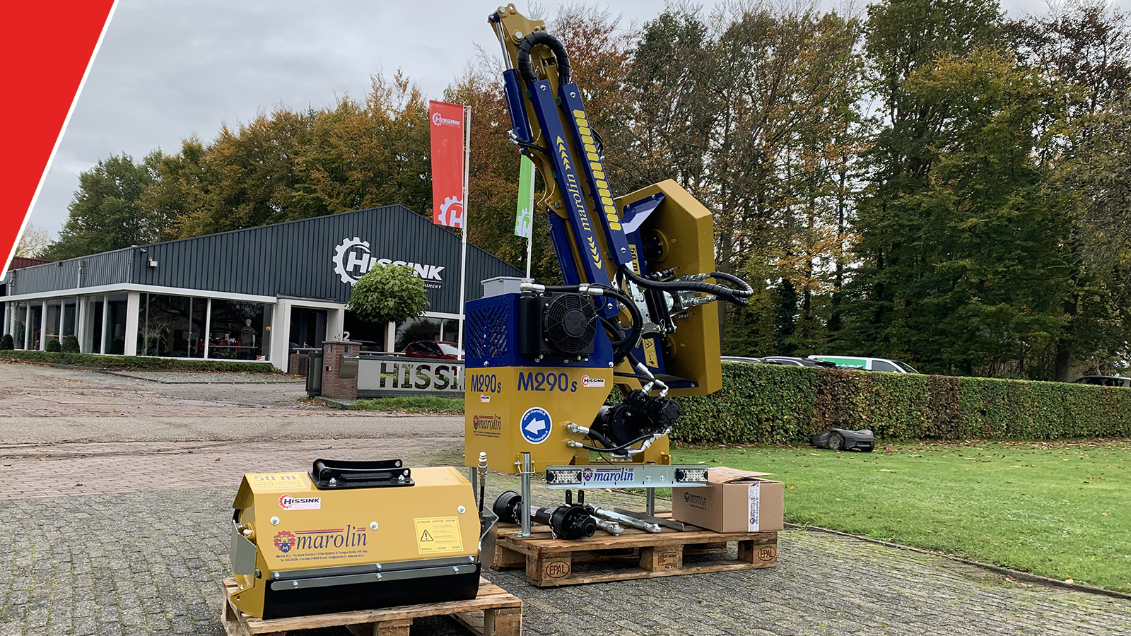 Marolin M290S maaiarm afgeleverd