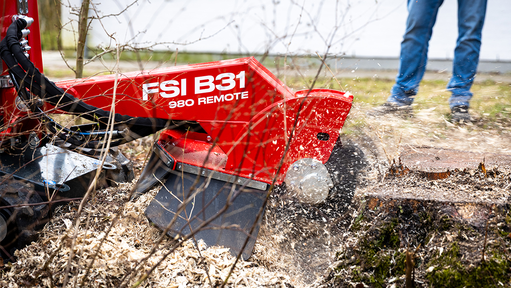 Onderhoudsarme stobbenfrees